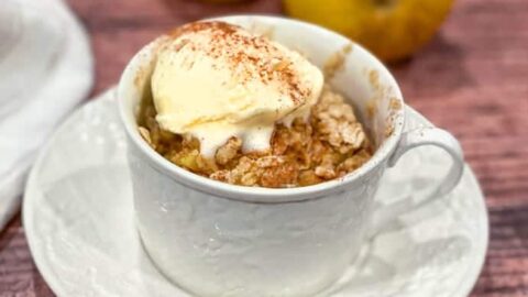 Instant oatmeal apple crisp microwave hot sale